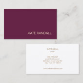 ブルゴーニュミニマループロフェッショナルネットワーク 名刺 (正面/裏面)