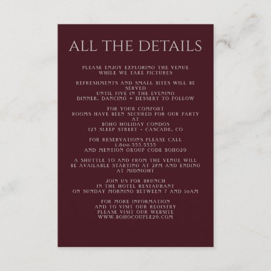 ブルゴーニュムーディーズフローラ エンクロージャーカード (正面)