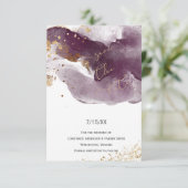 ブルゴーニュモダンーと金ゴールドブラシストローク日付を保存 (スタンド正面)