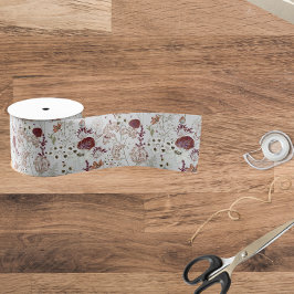 ブルゴーニュモダンーの野花 | ボホエレガントフローラ グログランリボン