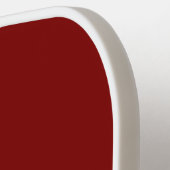 ブルゴーニュモダンーレッドモノグラム ピックルボールラケット (左詳細)