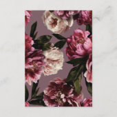 ブルゴーニュモダン&クリームペオニーフローラ詳細 エンクロージャーカード (裏面)