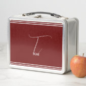 ブルゴーニュモノグラムの メタルランチボックス (インサイチュ)