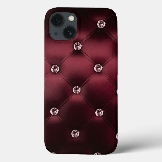 ブルゴーニュレザーシンプルミニマルモダンリスト   Case-Mate iPhoneケース (裏面)