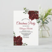 ブルゴーニュレッドローズオフィスファミリークリスマスパーティー 招待状 (スタンド正面)