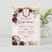 ブルゴーニュレッドローズチャエレガントーロキンセアニェラ 招待状 (スタンド正面)