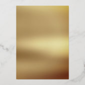 ブルゴーニュレッド金ゴールドフローラキンセアニェラ 箔招待状 (裏面)