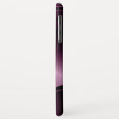 ブルゴーニュレッド金属幾何学デザイン Case-Mate iPhoneケース (裏面/左)