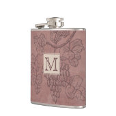 ブルゴーニュワイングレープビンモノグラム フラスク (左)