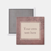 ブルゴーニュワイングレープベンカスタム文字 マグネット (正面/裏面)