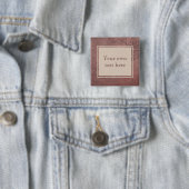 ブルゴーニュワイングレープベンカスタム文字 缶バッジ (インサイチュ)