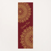 ブルゴーニュワイン&金ゴールドマンダラ ヨガマット (正面)