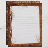 ブルゴーニュヴィンテージレシピバインダーインサート (正面/裏面)