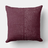 ブルゴーニュヴィンテージ書 クッション (裏面)