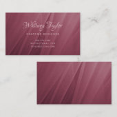 ブルゴーニュータルテクスチャ 名刺 (正面/裏面)