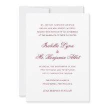 ブルゴーニュ伝統的エレガフォーマルントウェディング