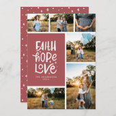 ブルゴーニュ信仰は複数の写真を愛することを願う シーズンカード (正面/裏面)