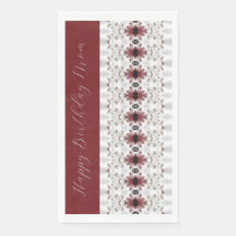 ブルゴーニュ入り花柄