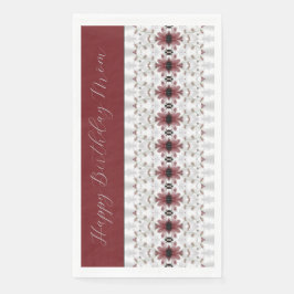 ブルゴーニュ入り花柄