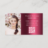 ブルゴーニュ写真qrコーエレガントド 名刺 (裏面)