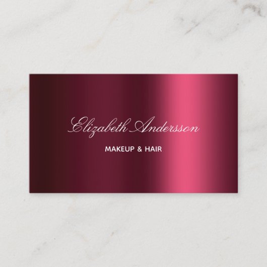 ブルゴーニュ写真qrコーエレガントド 名刺 (正面)