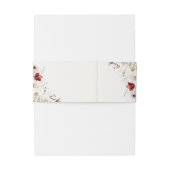 ブルゴーニュ冬のエレガンス結婚ズ 招待状ベリーバンド (裏面例)