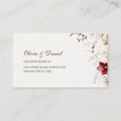 ブルゴーニュ冬エレガンスレジストリカード エンクロージャーカード (正面)