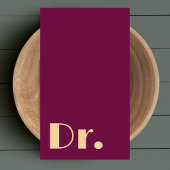 ブルゴーニュ医療医師医師 名刺