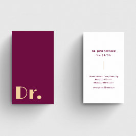 ブルゴーニュ医療医師医師 名刺