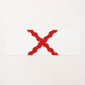 ブルゴーニュ十字旗 ヨガマット (正面(横))