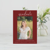 ブルゴーニュ卒業パーティー招待状 招待状 (スタンド正面)