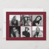 ブルゴーニュ卒業生12写真部卒業 案内状