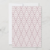 ブルゴーニュ卒業 案内状 (裏面)