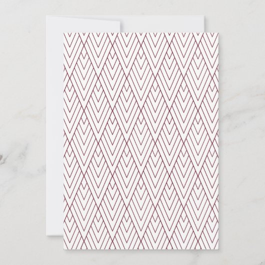 ブルゴーニュ卒業 案内状 (裏面)