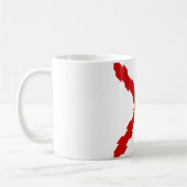 ブルゴーニュ国旗のクロス コーヒーマグカップ (左)