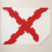 ブルゴーニュ国旗のクロス シェルパブランケット (正面(横))