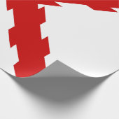 ブルゴーニュ国旗のクロス ラッピングペーパー (角)