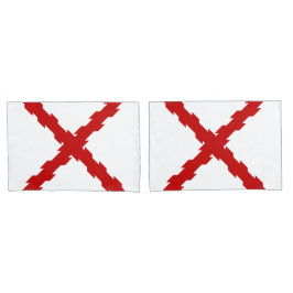 ブルゴーニュ国旗のクロス 枕カバー