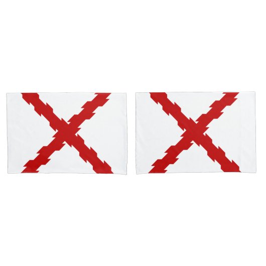 ブルゴーニュ国旗のクロス 枕カバー (フロントセット)