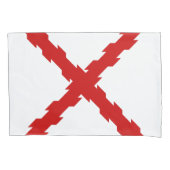 ブルゴーニュ国旗のクロス 枕カバー (正面左)