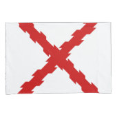 ブルゴーニュ国旗のクロス 枕カバー (正面右)