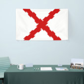 ブルゴーニュ国旗のクロス 横断幕 (トレードショー)