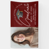 ブルゴーニュ大学院写真2025卒業パーティー 横断幕 (縦)