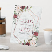 ブルゴーニュ大理石幾何学結婚フローラの贈り物 台座サイン (インサイチュ)