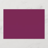 ブルゴーニュ幾何学花結婚フローラ メニュー (裏面)