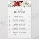 ブルゴーニュ彼女はむしろブライダルシャワーゲーム (正面)