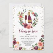 ブルゴーニュ応援ズトゥラブワインブライダルシャワー 招待状 (正面)