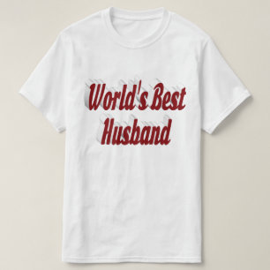 ブルゴーニュ文字Tシャツを着た夫 Tシャツ