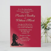 ブルゴーニュ新郎新婦 招待状 (スタンド正面)