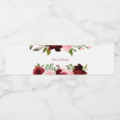 ブルゴーニュ春エレガントフローラボトル用ラベル ペットボトルラベル (シングルラベル)